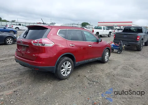 2015 Nissan Rogue Sv from USA, damaged, VIN 5N1AT2MT2FC802855